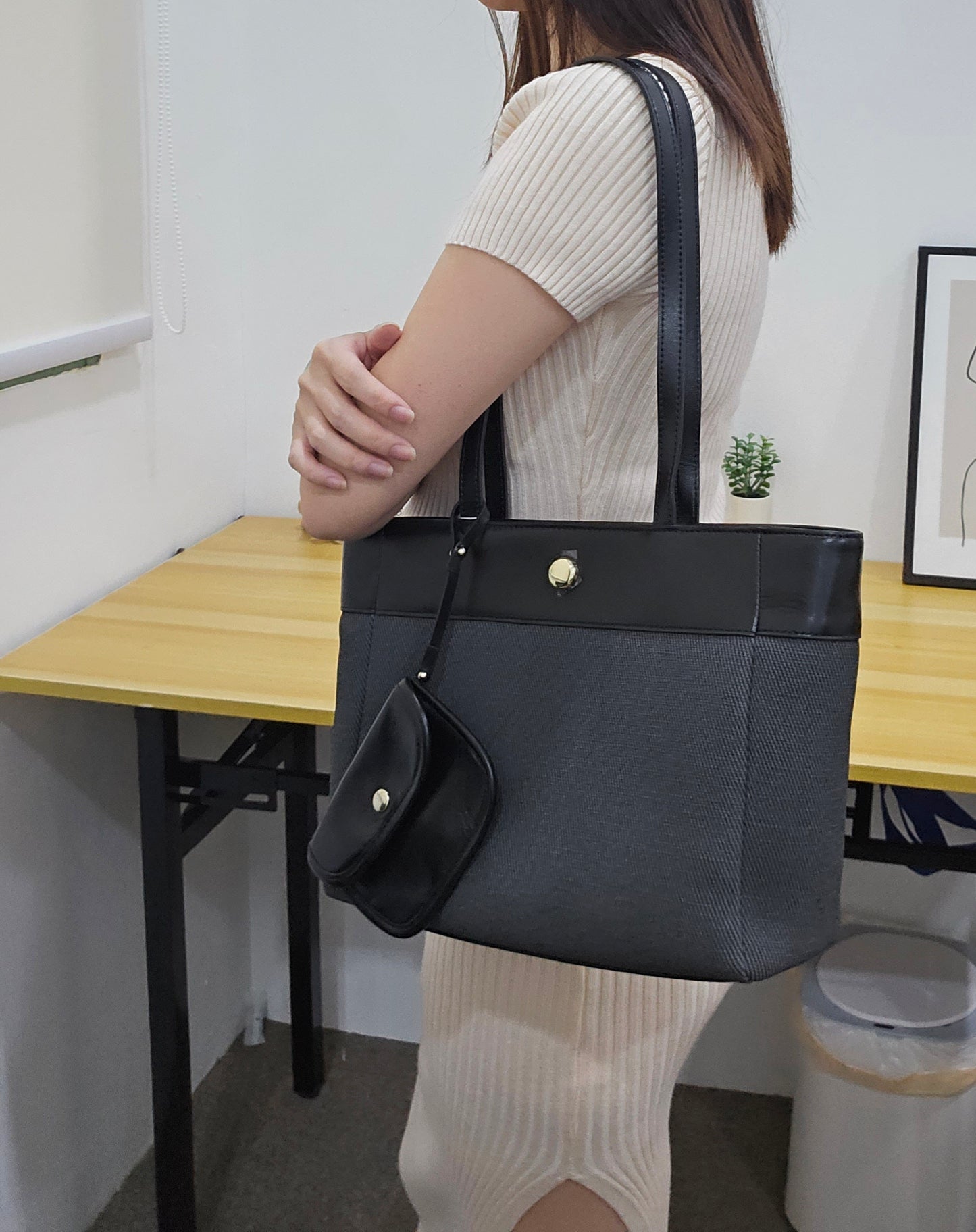 Delaney Tote Bag (Black)