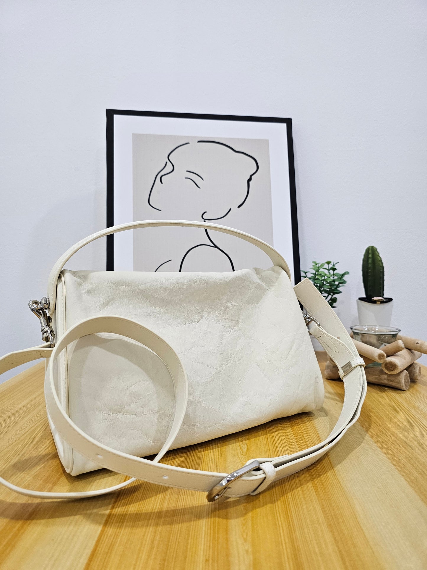 Jayla Crossbody Bag (Off White)