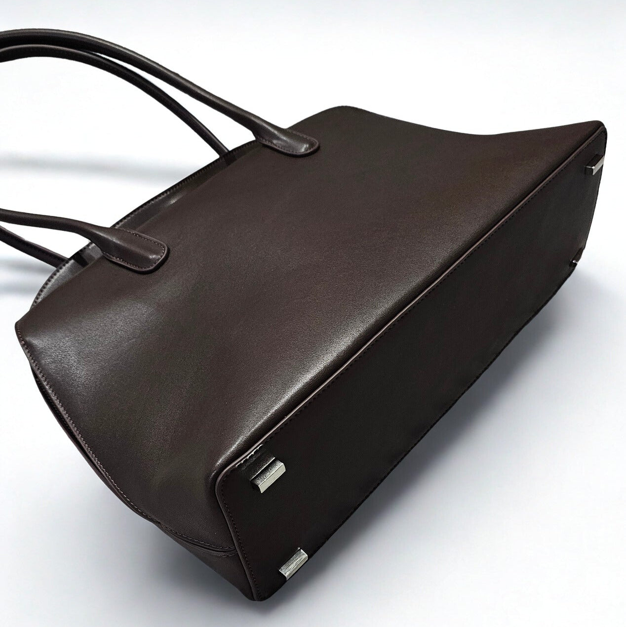 Parker Tote Bag V2 In Leather (Espresso)