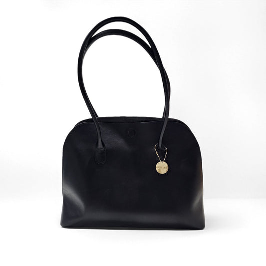 Parker Tote Bag V2 In Leather (Black)