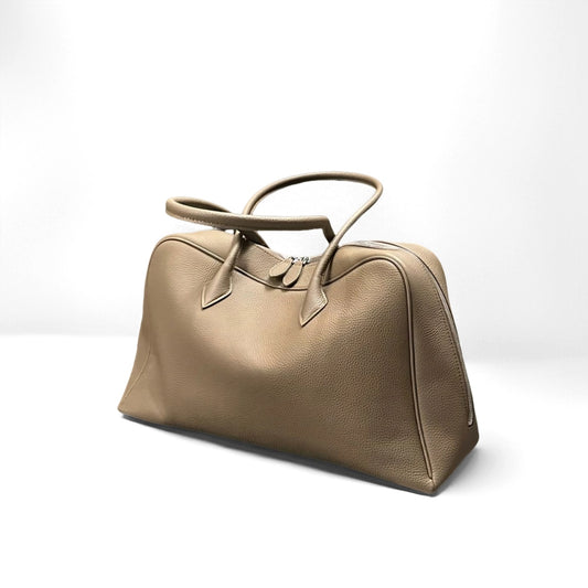 Luenna Boston Bag (Taupe)