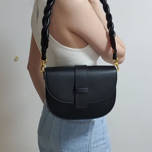 Callie Saddle Bag (Black)